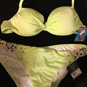 Green Victoria secret bikini